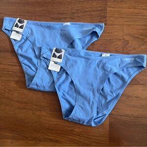 2 Calvin Klein Light Blue Briefs